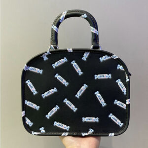 COACH White Rabbit Tophandle Lunchbox Bag Black NWT RARE Easter Day